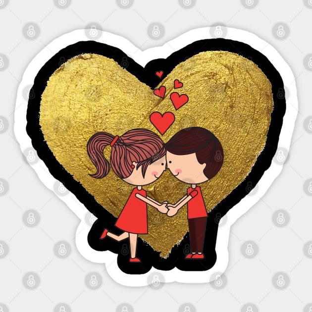 Love Couple Sticker by ShubShank